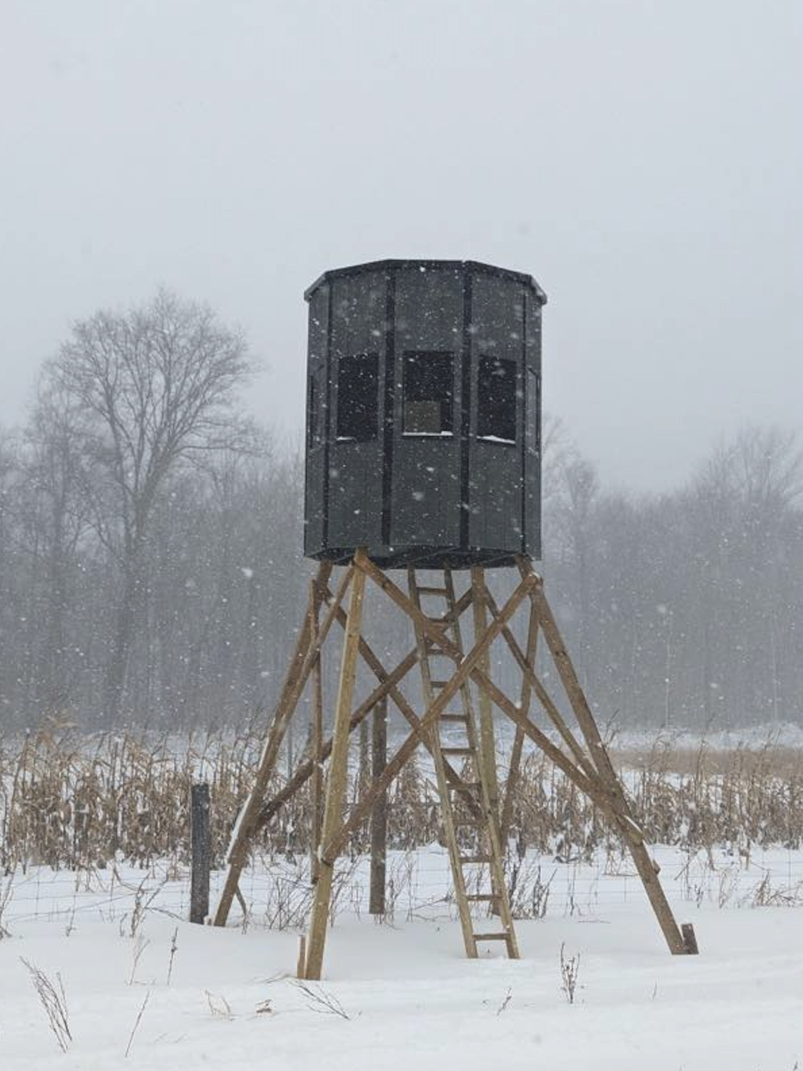 nxt gen hunting blind partially assembled