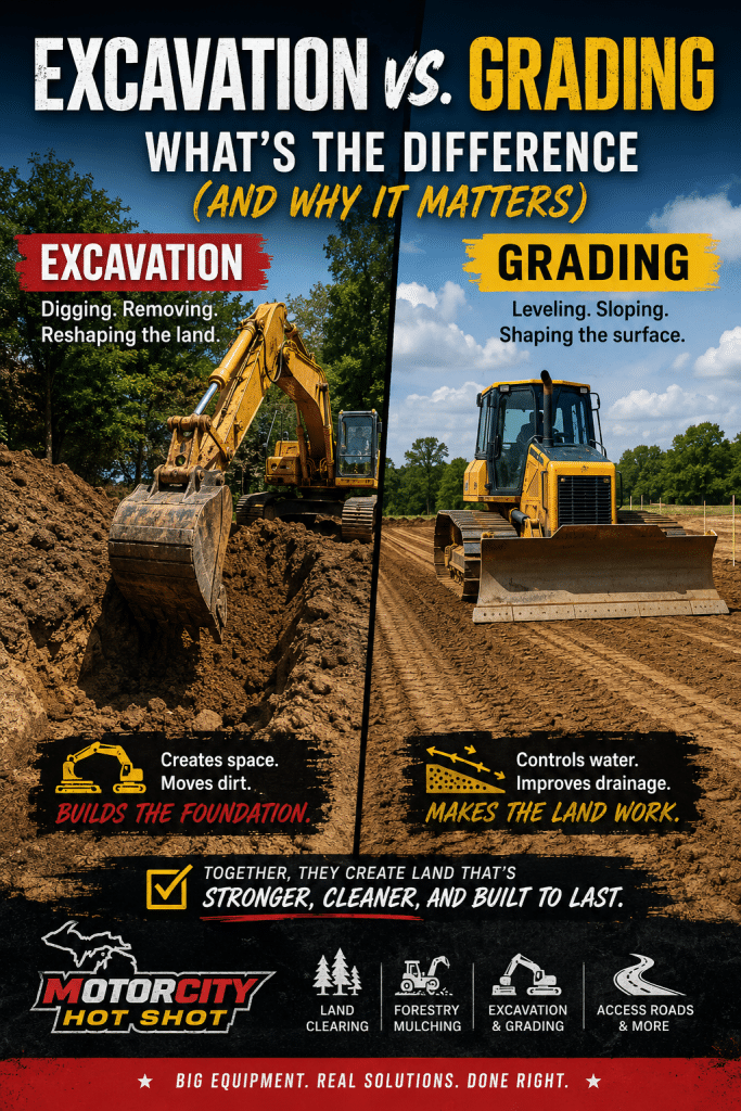 Excavation vs Grading: What’s the Difference (and Why It Matters ...