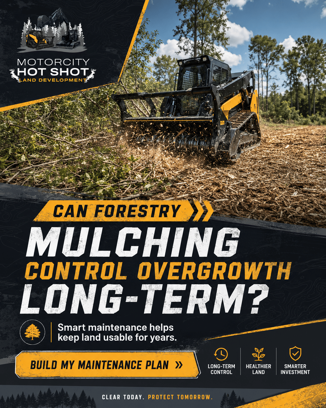 MotorCity Hot Shot - forestry mulching maintenance